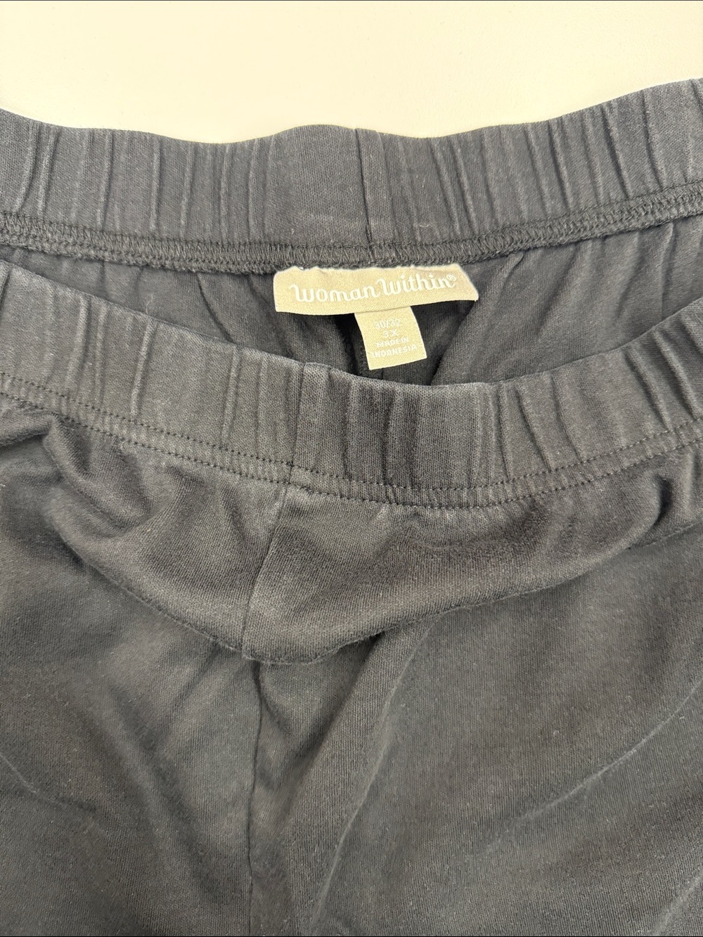 Black knit pants